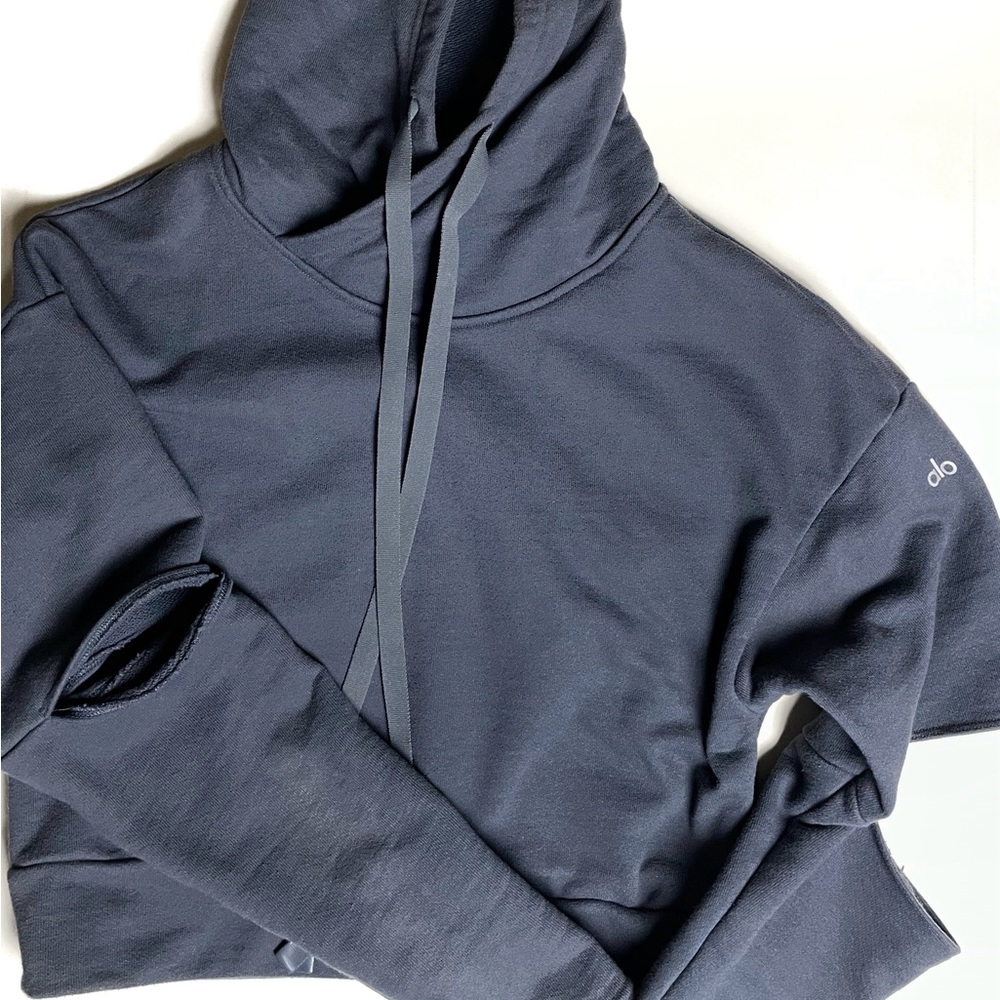 ALO Yoga hoodie with cutouts